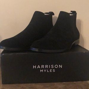 Men black chelsea boots